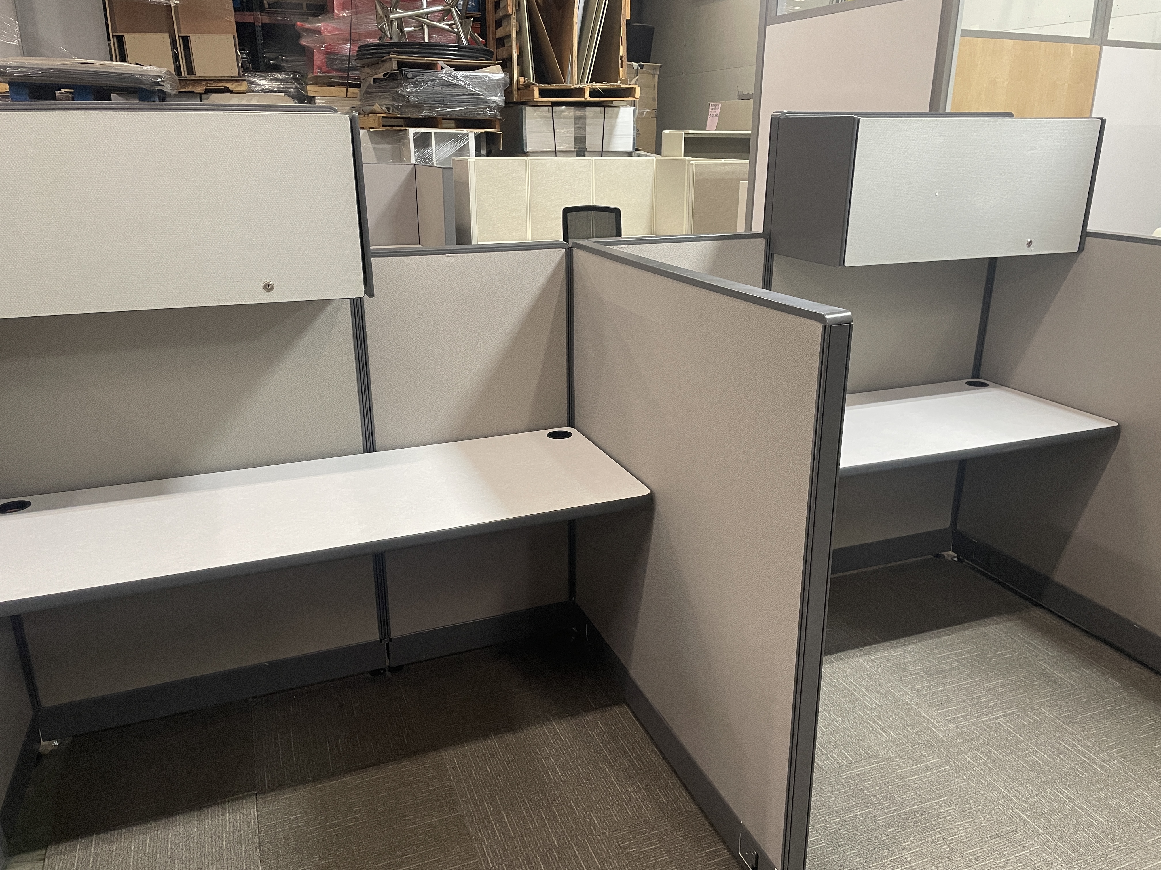 4' x 3' Haworth Telemarketing / Call Center workstations )